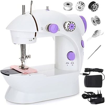 Machine à Coudre Enfant Débutant - 14 Programmes, Lumière LED, Pédale Incluse - Portable Et Facile à Utiliser