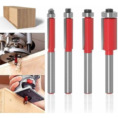 DingGreat 12 Pièces Fraises à Défoncer Carbure Tungstène 8mm - Coffret Bois Avec Boîtier