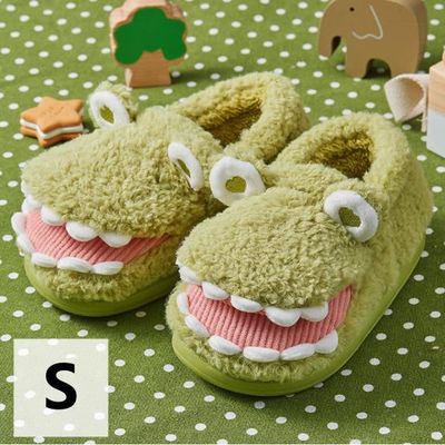 Chaussons Bébé,Chaussures Bébé en Cuir Souple,Animaux Slippers,Chaussons  Enfants Dinosaure,Antidérapant,pour Tout-Petits,0-6 mois vert - Cdiscount  Chaussures