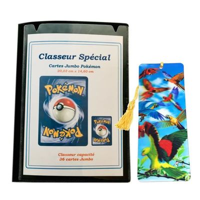 Classeur pour cartes Pokémon à 4 poches, porte-cartes Yeeclot avec  pochettes, peut contenir jusqu'à