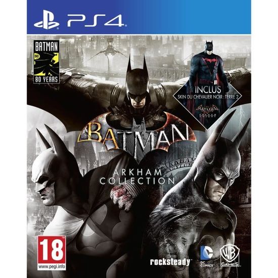 Jeu PS4 - BATMAN: Arkham Collection - Bundle - Action - Non - PS4