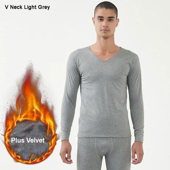 Sous-vêtements Thermiques Homme YESWEL - Laine Mérinos 100%, Haut Et Caleçon Long - Pour Ski, Randonnée Hiver - 5