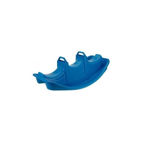 Bascule plastique bleu Crocodile 3 places 109 x 61 x 42 cm Jeu plein air Cdiscount Jeux Jouets