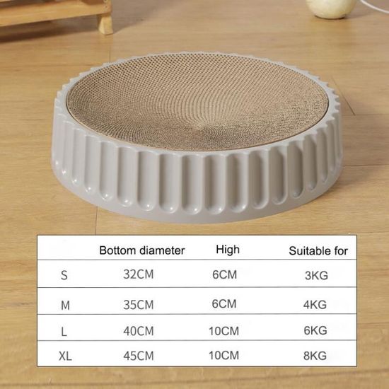 Griffoir Pour Chat Luxury 2 En 1 - Carton à Gratter Avec Herbe - Protection Du Canapé - Dimensions