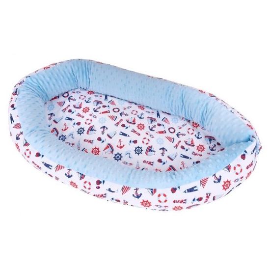 Callyna Reducteur De Lit Bebe Evolutif Avec Matelas Amovible Nid Bebe Cale Bebe Bleu Marin Cdiscount Puericulture Eveil Bebe