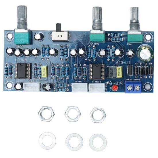 Filtre Passe-bas CHEOTIME 200W - Pour Subwoofer, Crossover Basse Fréquence, Améliore La Qualité Sonore
