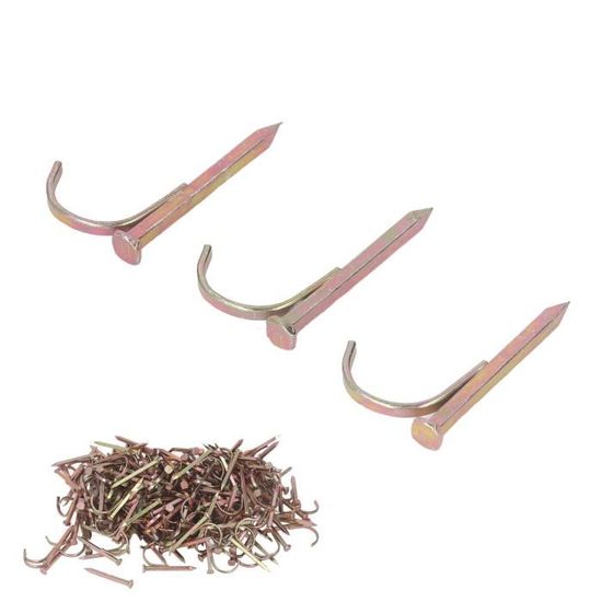 Clou De Clôture En Forme De U, épingle De Clôture Pour Fixation Du Fil De Fer Barbelé Aux Supports De Clôture En Bois