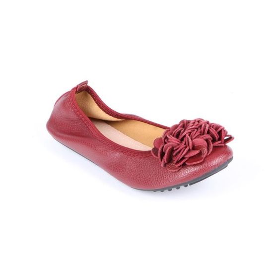 Ballerines VANELI Bordeaux Brillantes - Taille US 6.5 M (FR 37/38) - Neuves Sans Boîte