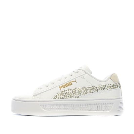 Puma smash outlet femme blanche