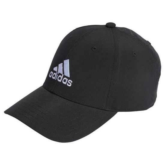 adidas IB3244 BBALLCAP LT EMB Hat Unisex Adult black-white Taille OSFC