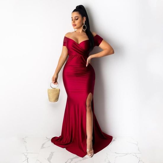 Robe sirene longue sale