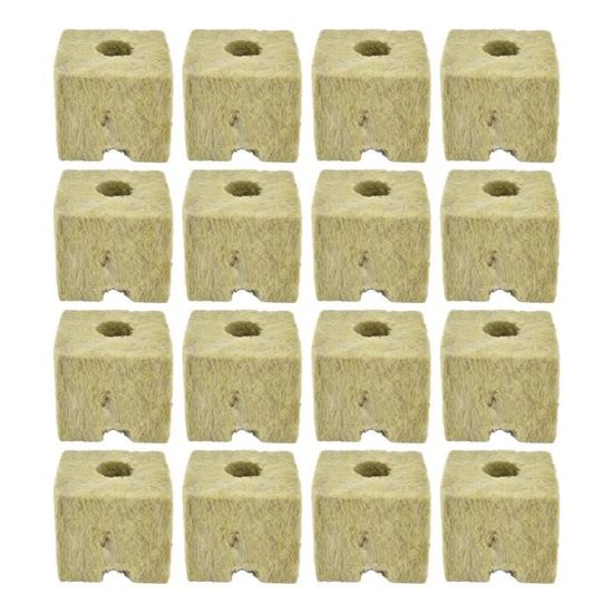 50 Cubes De Laine De Roche Pour Culture Hydroponique - Boutures Et Clonage