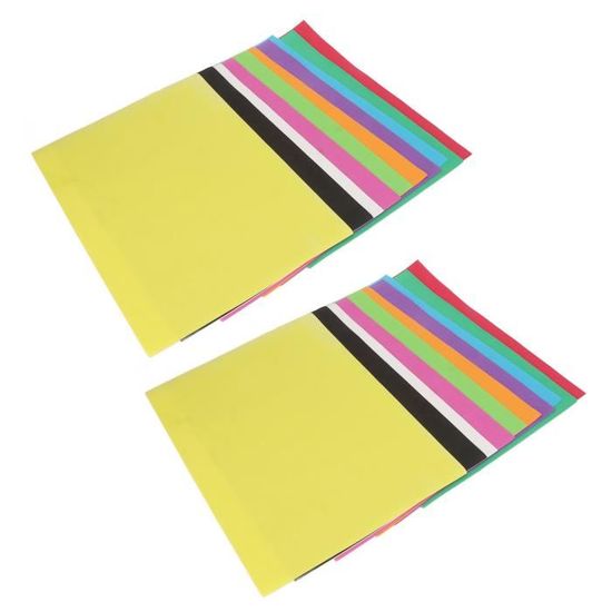 10 Feuilles de Papier Mousse Coloré Auto-Adhésif pour Artisanat Mousses Multi-Fonctions Feuilles de Mousse pour Artisanat 10 Feuilles de Papier Mousse Coloré Auto-Adhésif pour Artisanat Mousses Multi-Fonctions Feuilles de Mousse pour Artisanat