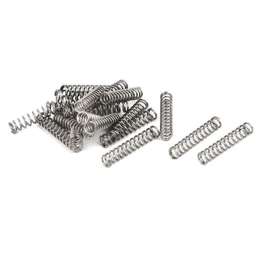 Sourcing Map 1 Stück Zugfeder – 0,3x3x300 Mm, 304 Edelstahl, Silber, Für Maschinenbau & Wartung