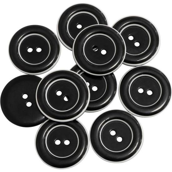 Bouton Bois Lot De 50 Boutons En Bois Avec 2 Trous Pour Couture Et Bouton Doree A Coudre