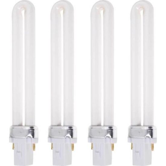 Gatuida Lot De 4 Ampoules De Remplacement 9W 365Nm Pour Lampe UV Nail Art Sèche-Ongles 36W