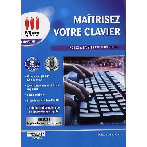Micro Application Maitrisez Votre Clavier / Logiciel PC Cd-Rom