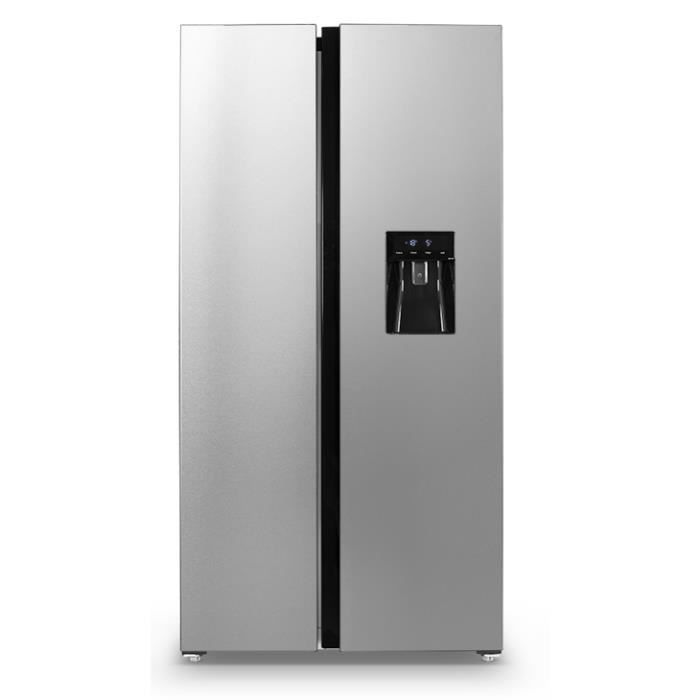 AMSTA - AMSBS605NFX - Réfrigérateur Américain - 622 litres - Total No Frost - L91,1 x H178cm - Finition Inox - Garantie 3 ans