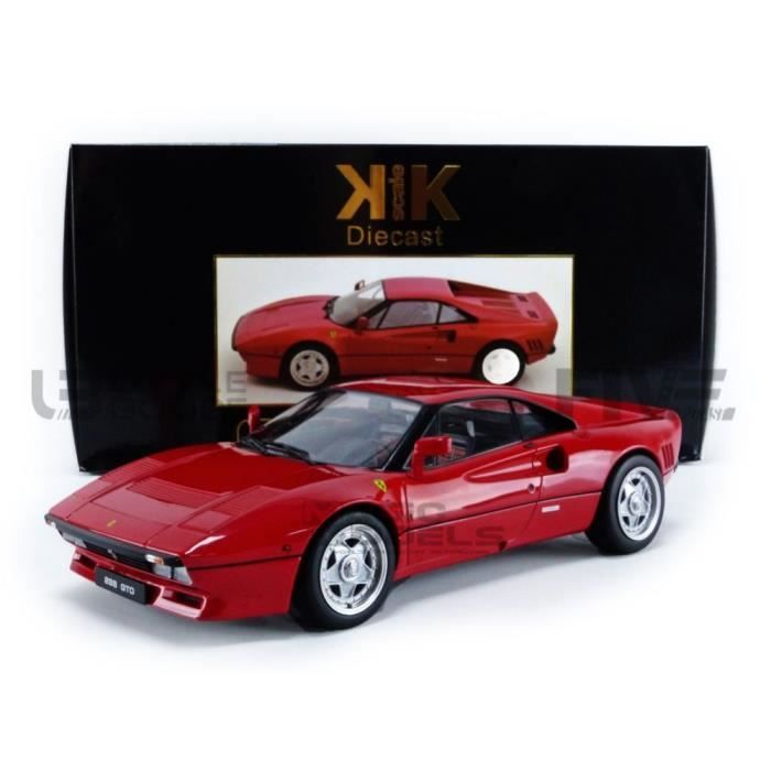 Voiture Miniature de Collection - KK SCALE MODELS 1/18 - FERRARI 288 GTO Upgrade - 1984 - Red - 180414R