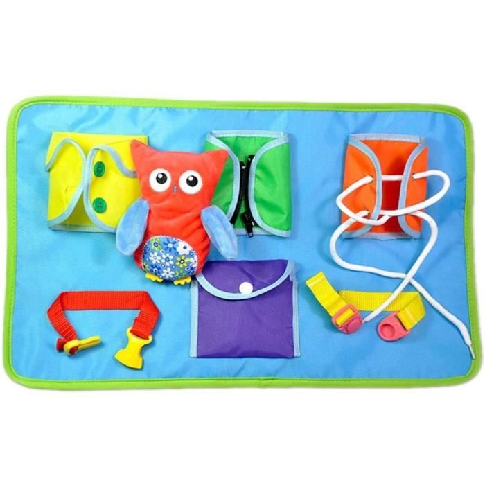 Jouets D'éveil - Jeu Peluche Montessori Enseignement Habiller Jouets éducatifs pour Enfant bebe