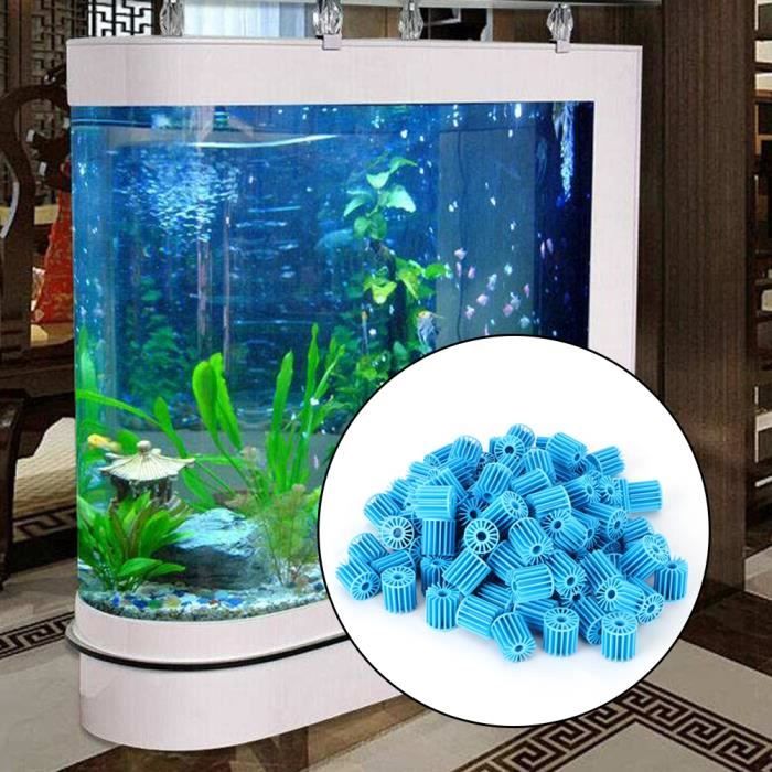 100pcs aquarium filtre matériel de filtrage de boules bio pour bocal de poissons pompe à air-YUN