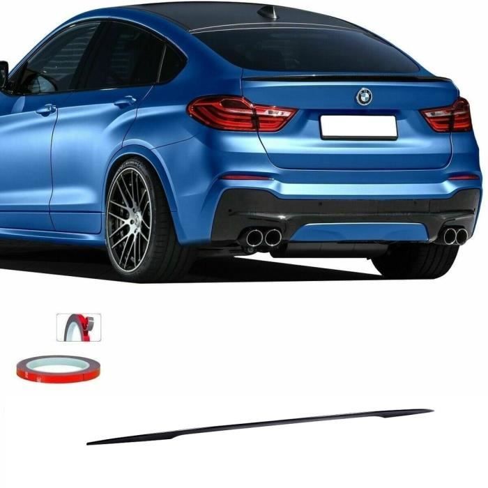 SPOILER / BECQUET LEVRE DE COFFRE M PERFORMANCE NOIR BRILLANT BMW X4 F26
