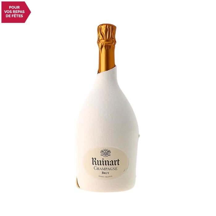 Champagne R de Ruinart Brut - Seconde Peau Blanc - 75cl - Champagne Ruinart - Cépages Chardonnay, Pinot Noir, Pinot Meunier