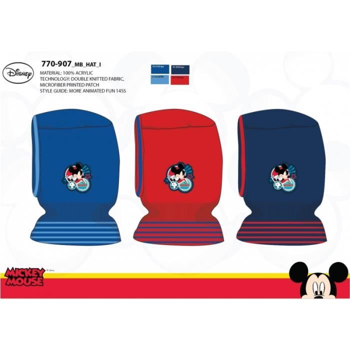 MICKEY CAGOULE TAILLE UNIQUE AVEC COULEUR ALEATOIRE.