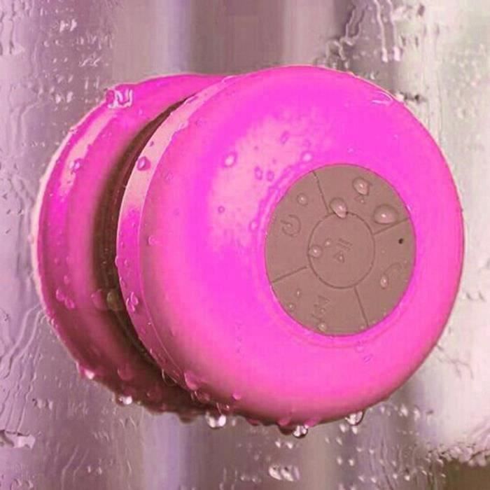 Portable étanche sans fil Bluetooth Speaker Douche voiture mains libres Recevez Appel & Music Aspiration Téléphone Mic Livraison