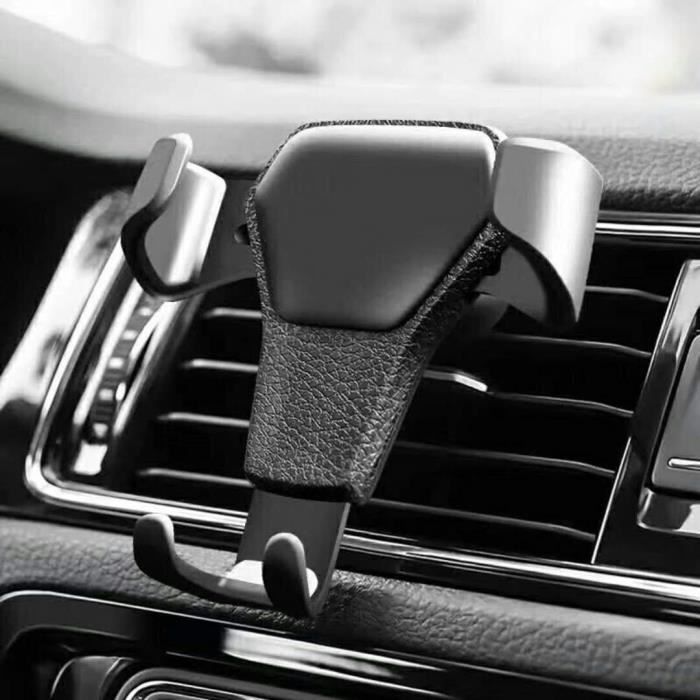 Support Telephone Voiture , Ventilation Support Voiture Universel pour iPhone XS MAX/XS/X/8/7/6s/6/SE/5,Samsung Galaxy S8/S7/A5/Not