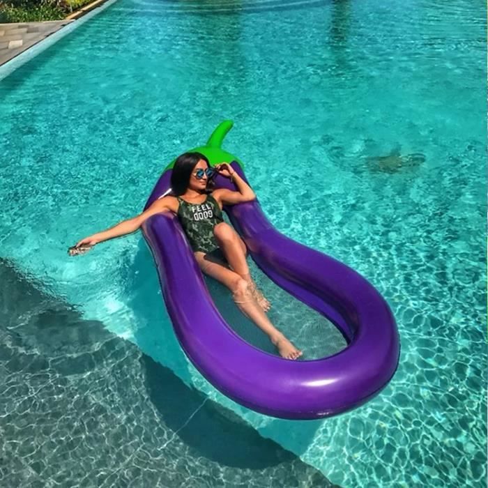 Matelas gonflable flottant pour piscine d'été, jouet de fête d'eau fraîche, anneau de natation, Bouée de sauvetage