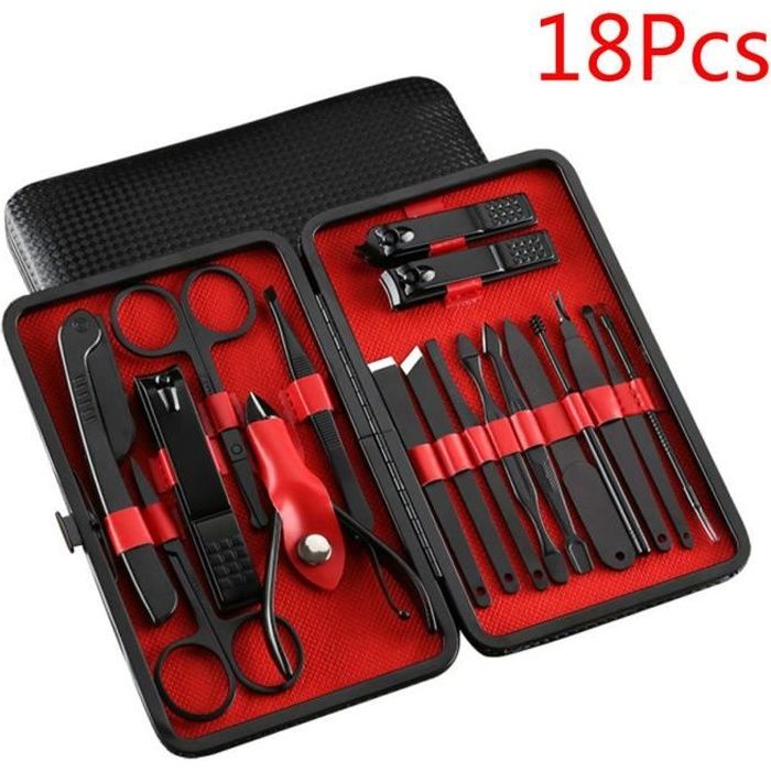 Kit Manucre Pedicure, Coupe Ongle Professionnel Coupe Cuticule Acier Inoxydable, Outils De Beauté, Outils Pour Sourcils