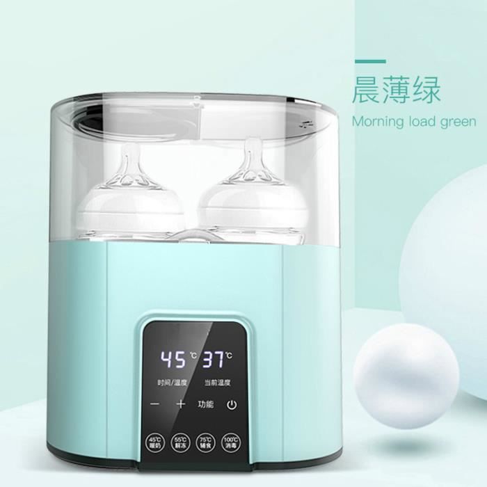 Biberon Stérilisation rapide 4 en 1, stérilisateur de biberon rapide, thermostat multifonction intelligent, thermostat bébé
