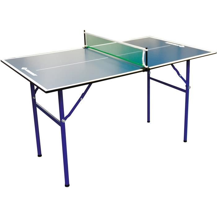 TABLE DE TENNIS DE TABLE Donic-Schildkröt Table de Ping Pong Midi XL, 120 x 70 x 68 cm, Pliable, Parfait pour Un Petit Jardin5