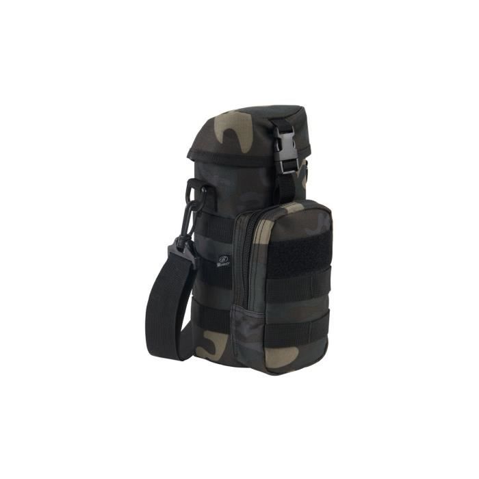 Porte Bouteille II Noir Camo - Brandit