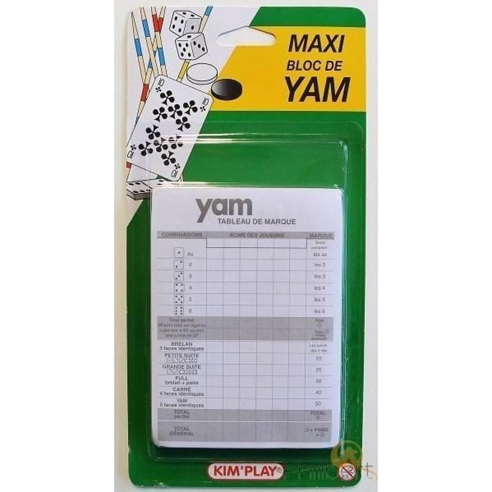 KIMPLAY 2 blocs de yam
