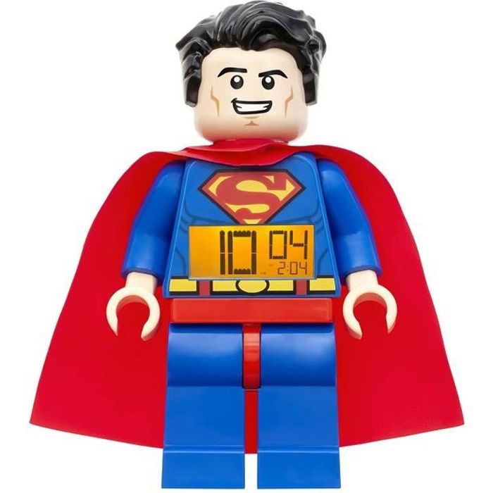 Réveil Superman parlant et rétroéclairé - 21 cm
