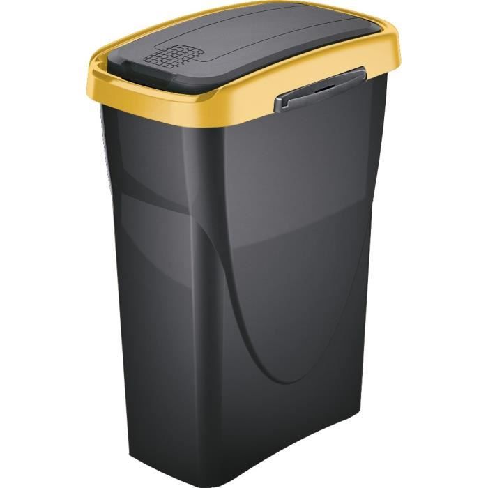 MONDEX Poubelle de Tri Eco Swing Ring - 25 L - jaune