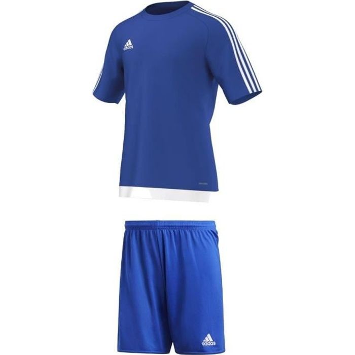 Ensemble Short + Tee shirt Adidas Estro Bleu Royal