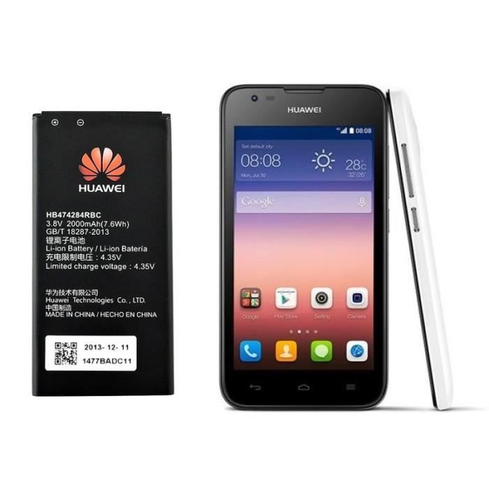 BATTERIE ORIGINALE ★★ HUAWEI ASCEND Y5 Y550 Y635 Y625 G620S ★★ HB474284RBC
