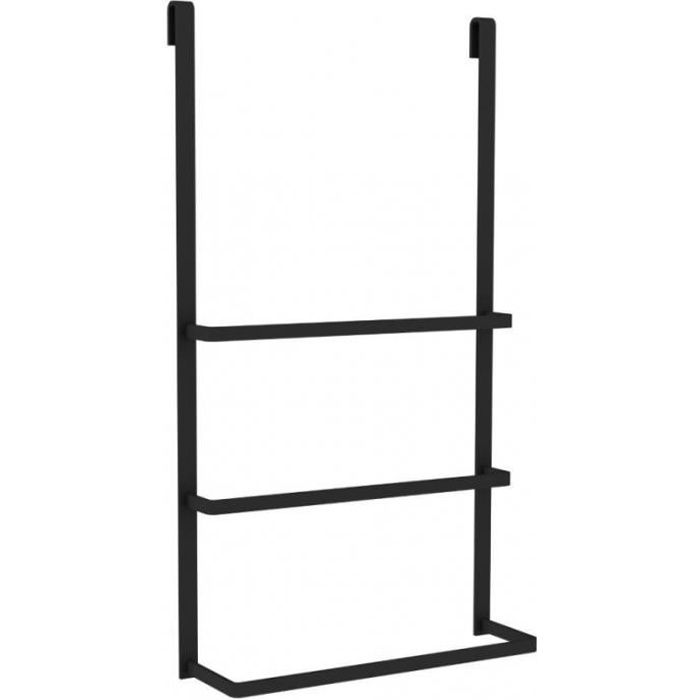 Porte serviette à suspendre noir mat loft game