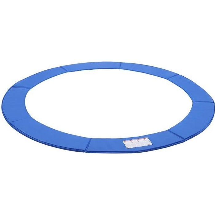 Coussin de protection ø 244cm Trampoline, résistant au UV anti-déchirement, Largeur 30 cm, bleu, STP8FT, SONGMICS