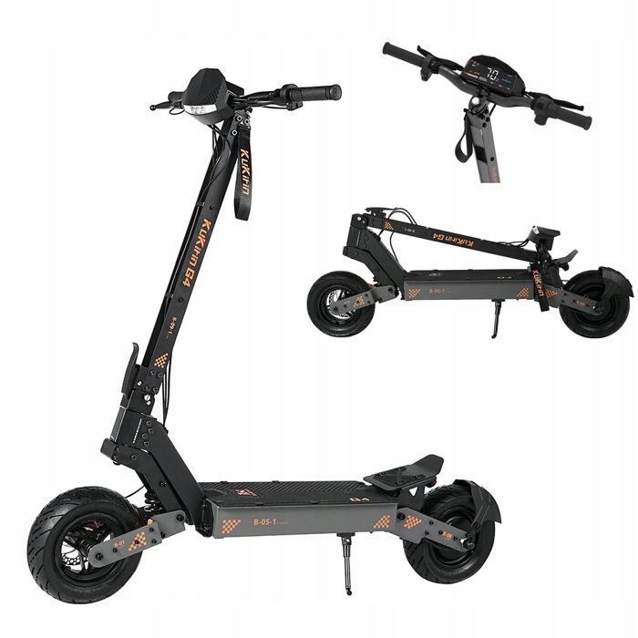 Trottinette Électrique Kukirin G2 - 800W, 55km Autonomie, Pneus 10 Pouces, Pliable - Adulte
