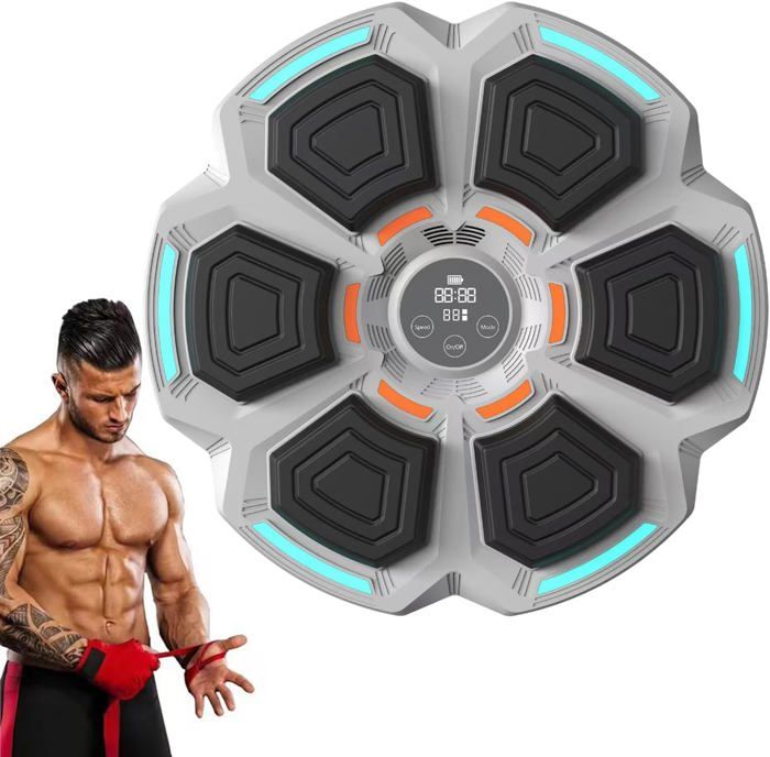 Machine De Boxe Musicale Trywise - 9 Modes De Vitesse Avec Lumières Pour Entraînement à Domicile