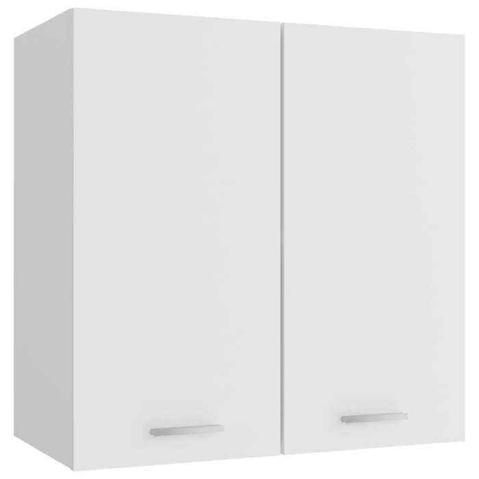 Meuble Haut cuisine-Armoire suspendue Blanc 60x31x60 cm Bois dingénierie SHL356059