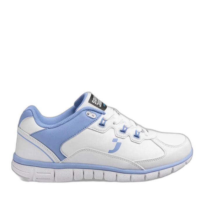 OXYPAS Basket femme - OXYPAS - Sunny - Bleu clair - Lacets - Talon plat