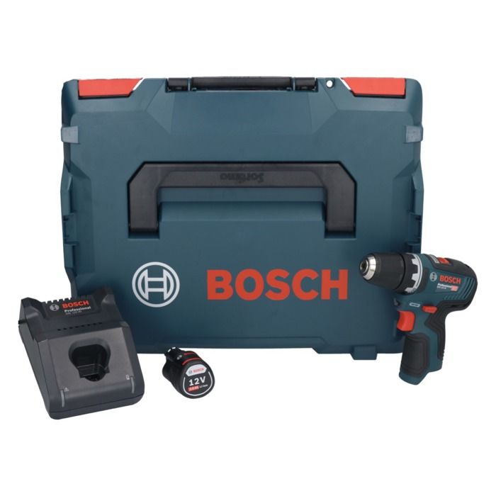 Bosch GSR 12V 35 Professional Perceuse visseuse sans fil 12 V 35 Nm Brushless + 1x batterie 2 0 Ah + chargeur + Boxx - vue 4