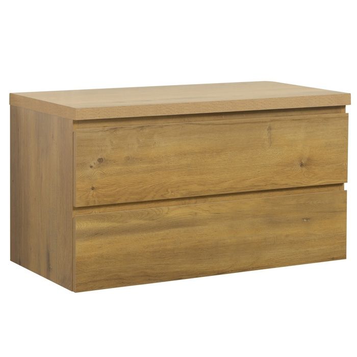 Meuble de salle de bain Angela 90cm - chene – Armoire de rangement Meuble de salle de bain Angela 90cm - chene – Armoire de rangement