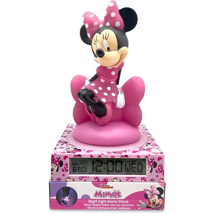 Reveil figurine 3D lumineuse - KIDS LICENSING - Minnie - Dès 3 ans