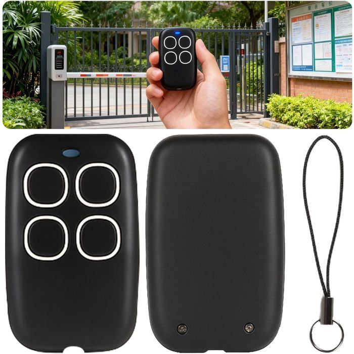 Télécommande Universelle Portail 4 en 1 Télécommande Rolling Code